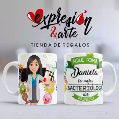 vectores plantilas PROFESIONES,BACTERIOLOGA,